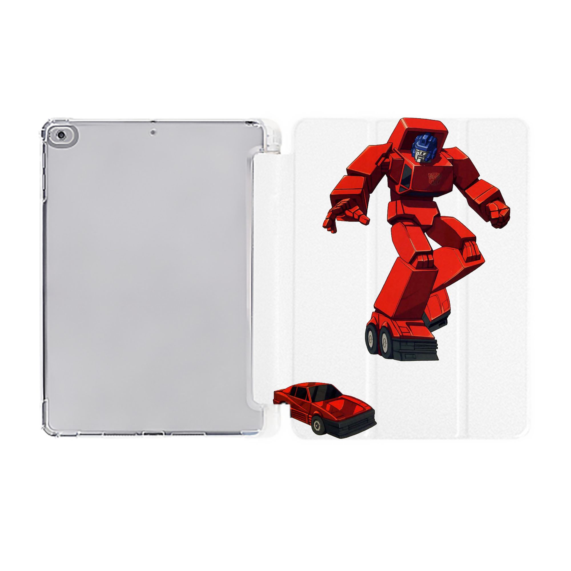（画像用）  IPad ケース ペン収納付き 三つ折りスタンド PUレザー×シリコン 対応機種9.5/10.5/10.9インチ